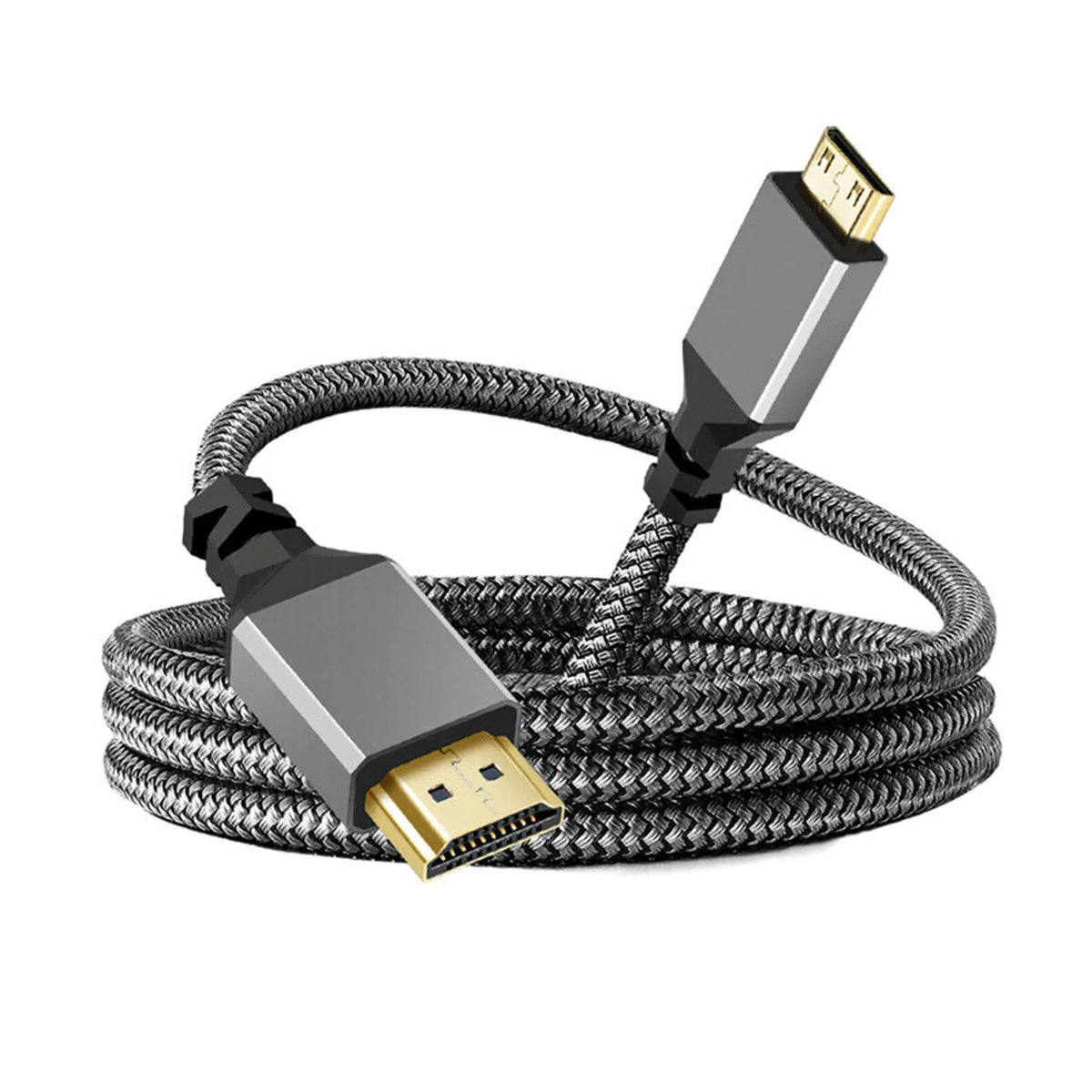 Mini HDMI to HDMI Cable for HDTV Tablet PC Camera (4K/60Hz)