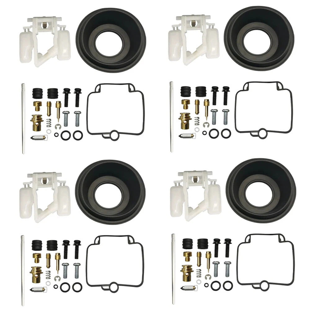 4X Carburetor Kit Float Ring Needle Gasket For SUZUKI GSX600F GSX600 1990-1996