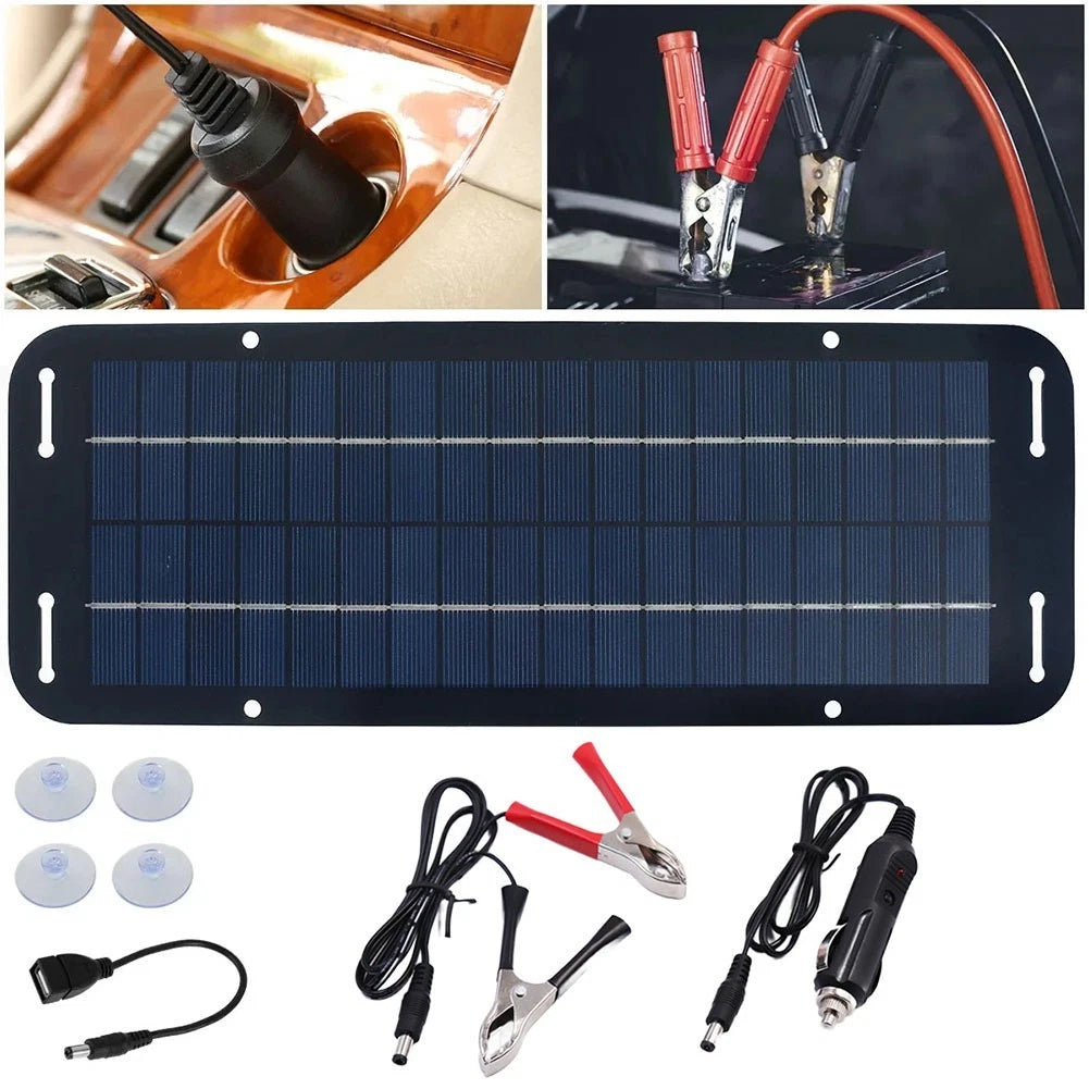 60W Solar Panel 12V Battery Charger for Car Van Boat (Universal)