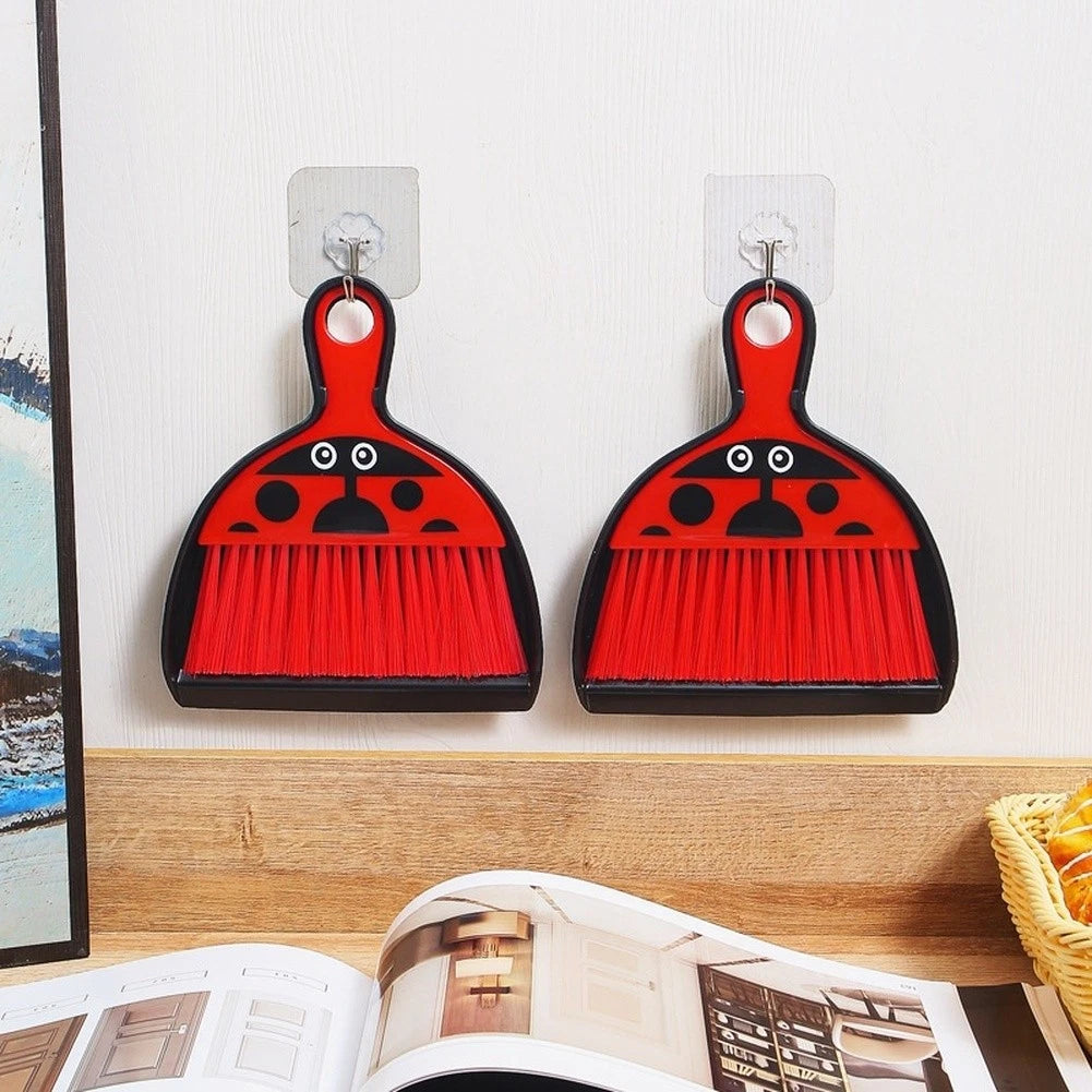 Broom Set with Ergonomic Dustpan for MINI