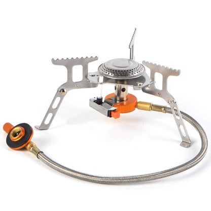 Folding Gas Stove for Outdoor Camping and Backpacking