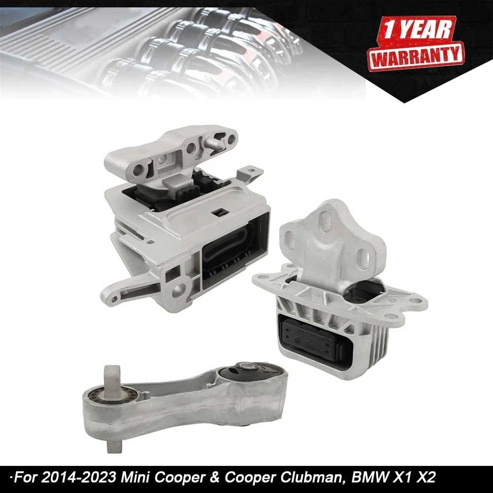 Set of 2 Engine & Transmission Mounts for Mini Cooper Clubman (2016–2022)