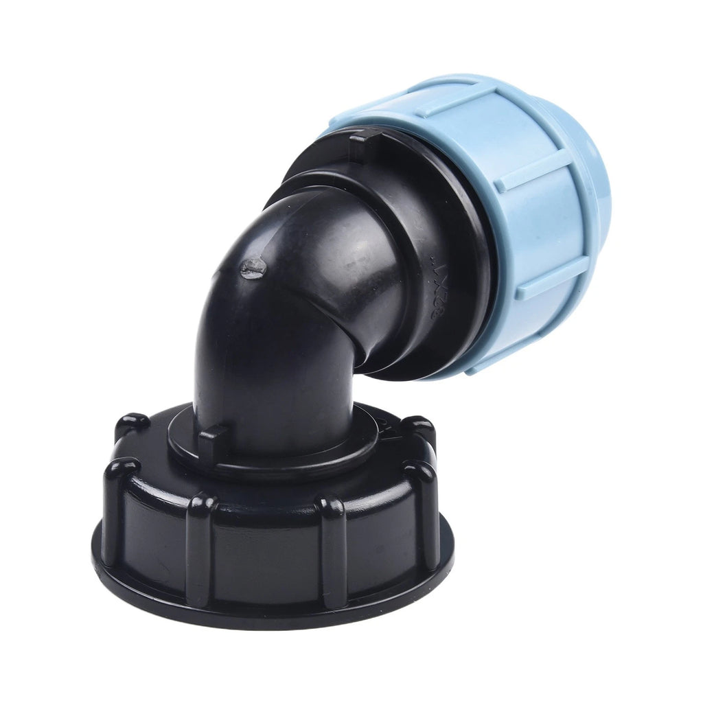 Garden Pipe Elbow Outlet Connector for IBC Tank Adapter