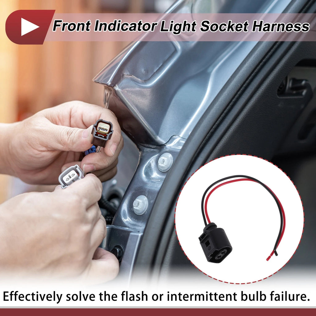 Front Indicator Light Socket Wiring Replacement for Audi A5 S5 Cabriolet (2009–2016)