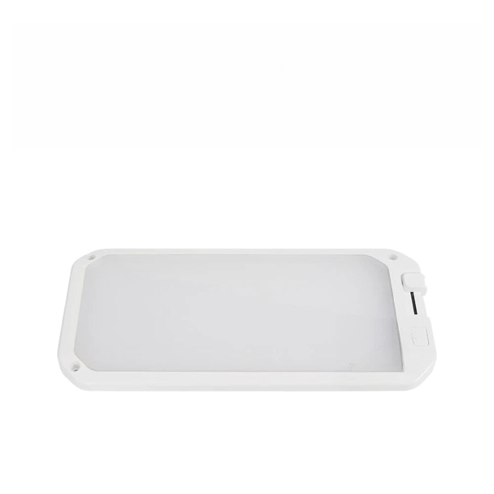 LED RV Ceiling Light 12V 24V Dimmable with Remote 3 Adjustable White Colors