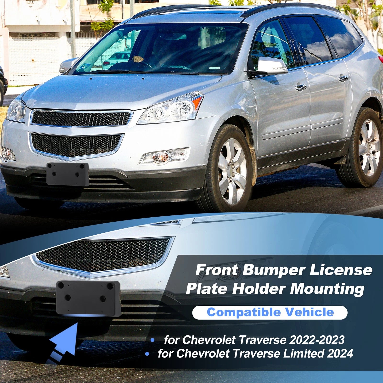 License Plate Bracket Replacement for Chevrolet Traverse (2022–2023)
