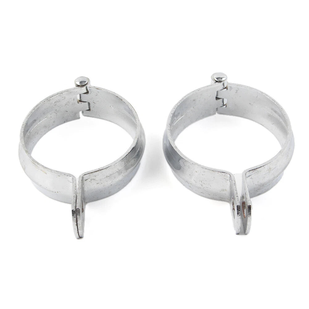 2X Motorcycle Front Fork Clamp Turn Signal Light Mount Bracket Holder