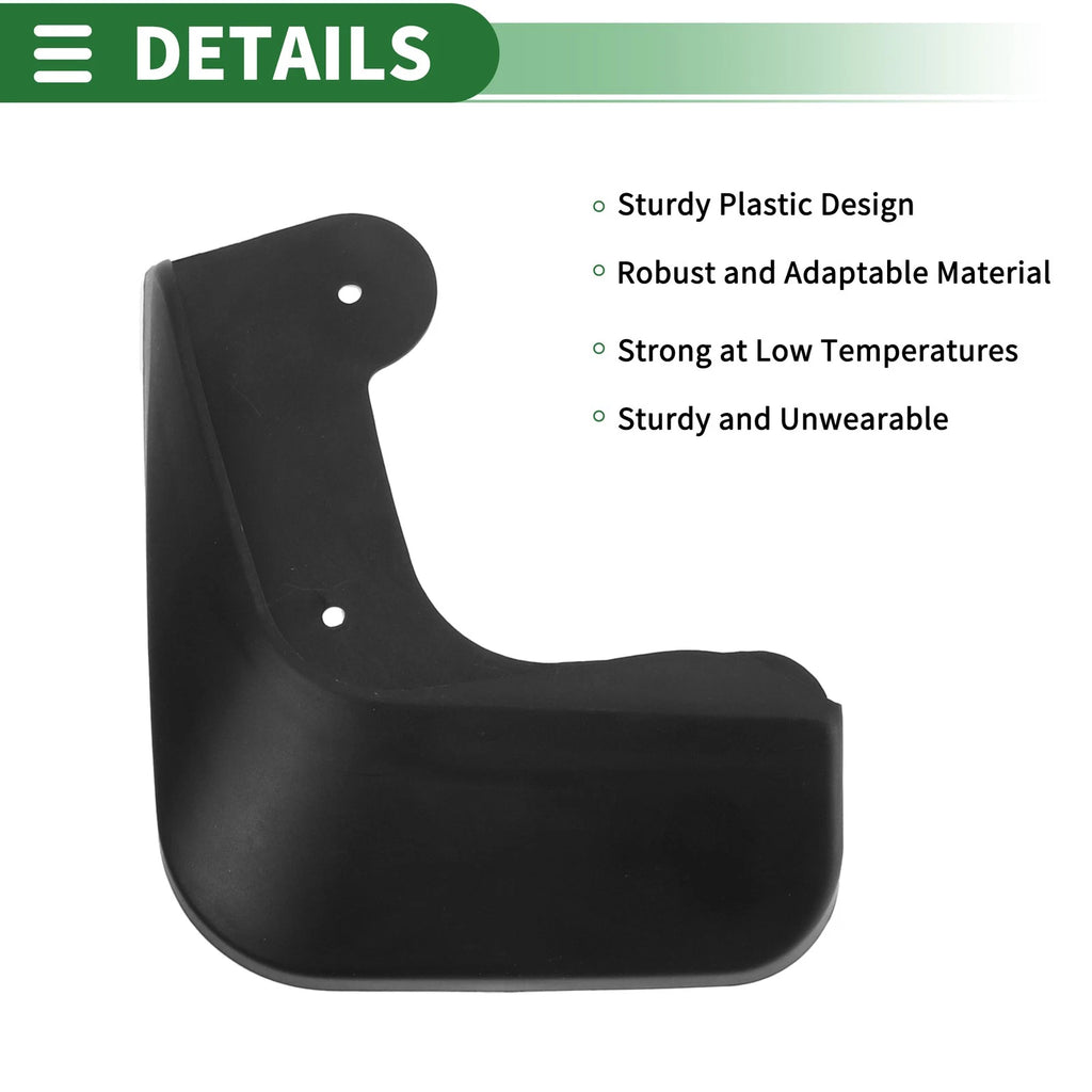Mud Flaps Splash Guards for Kia Soul (2010–2013) W/ Mount Accessories