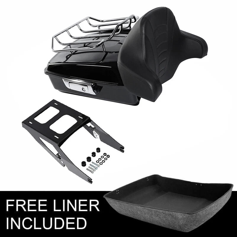 Chopped Trunk Backrest Mount Rack for Harley Sport Glide (2018–2021)