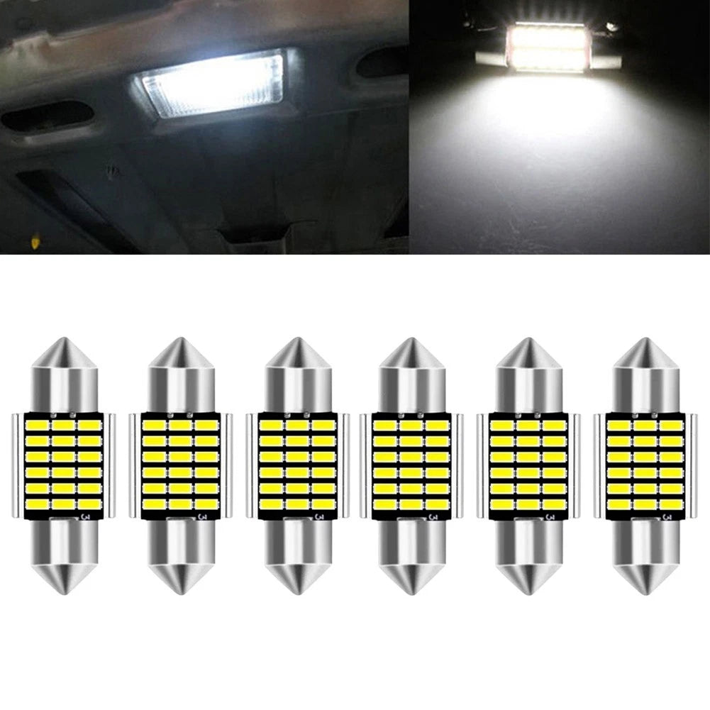 Pack of 6 DE3175 3014 LED Bulbs for Enhanced Lighting Experience