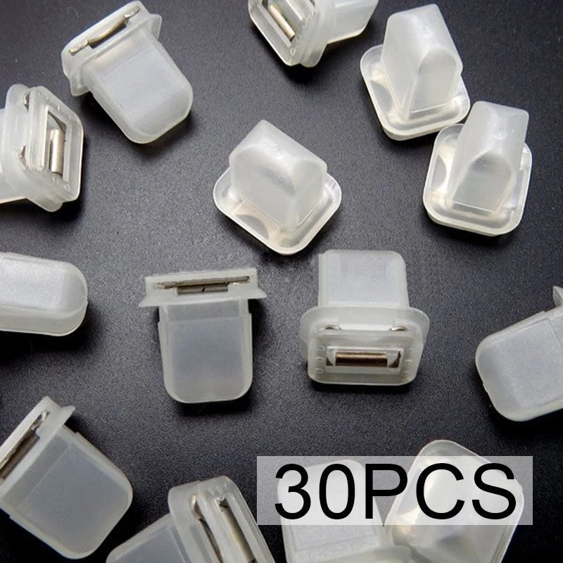 30pcs Interior Trim Molding Clips Retainer for BMW E38 E39 E60 (1997–2010)