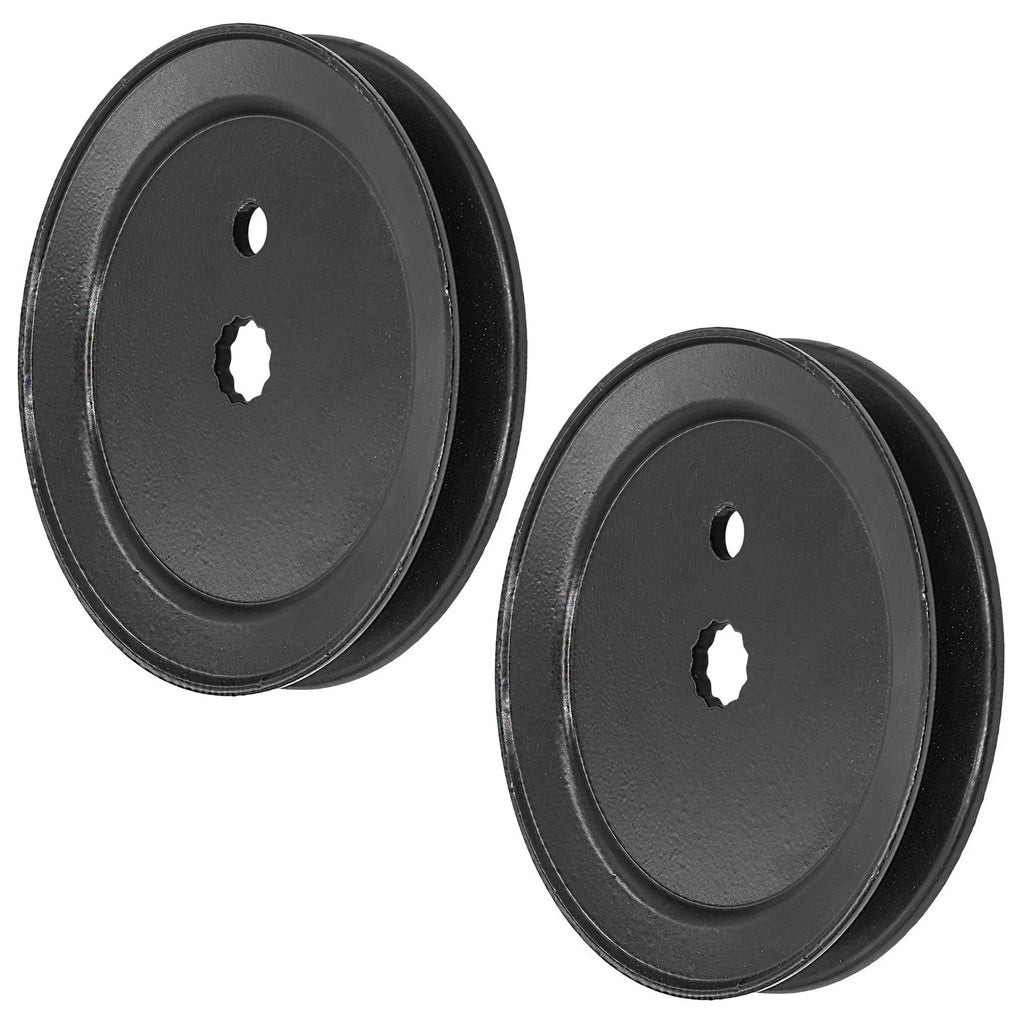 Deck Spindle Replacement with 4.8 Inch Pulleys for Hustler Raptor Dash XD (2018–2018)
