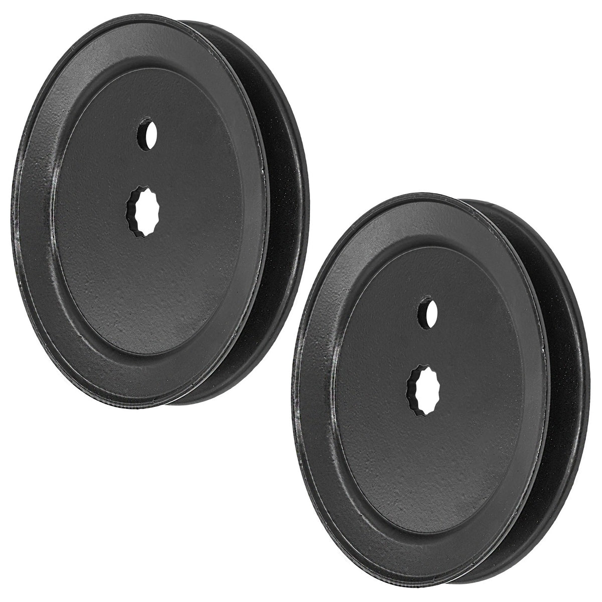 Deck Spindle Replacement with 4.8 Inch Pulleys for Hustler Raptor Dash XD (2018–2018)