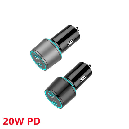 Type-C Car Charger for Mobile Phones (Cigarette Lighter Adapter)