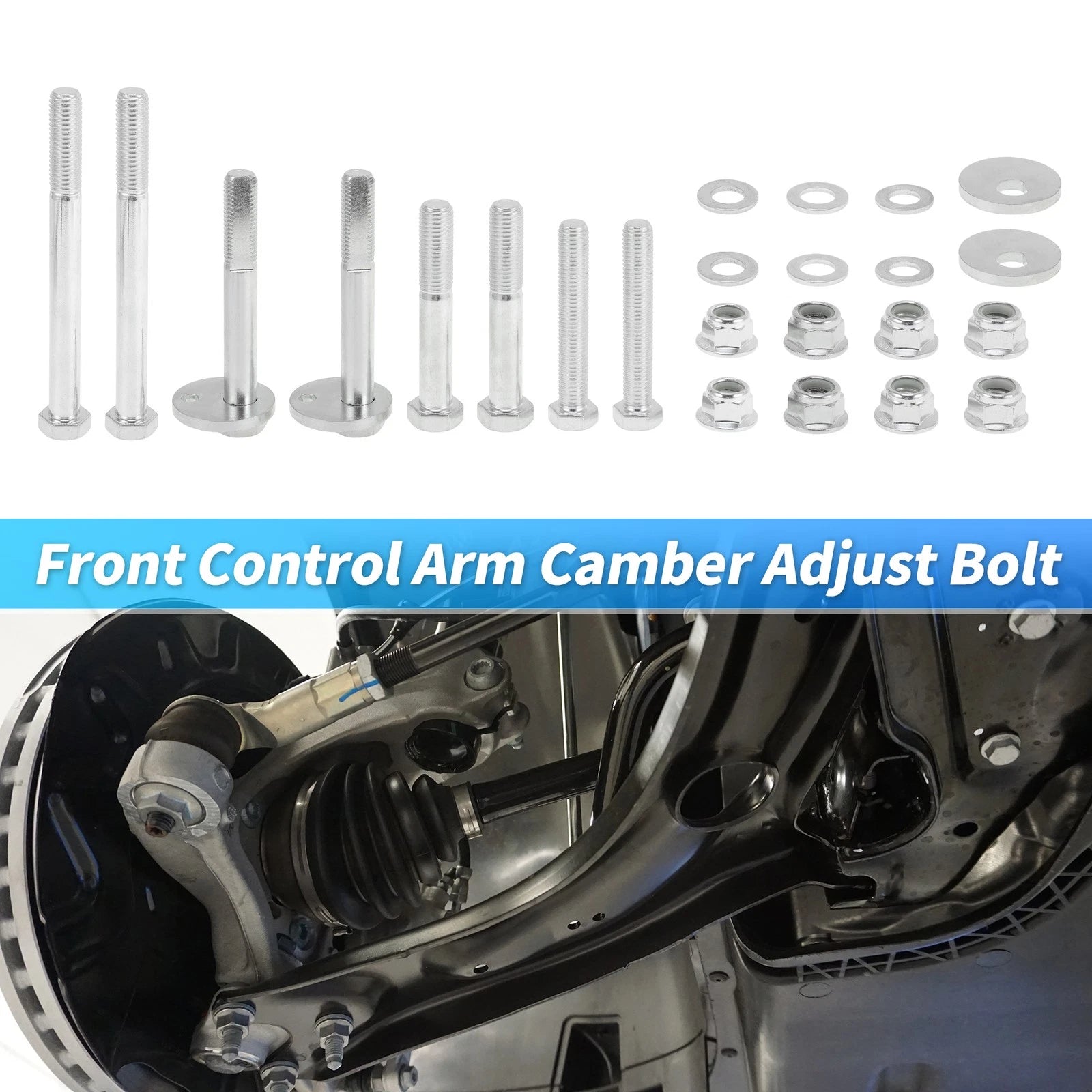 Front Control Arms Cam Bolt for Dodge Ram 1500 2500 3500 (2003–2009)