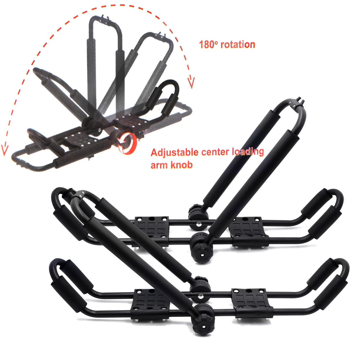 3 in 1 Universal Kayak Carrier Roof Rack for Car SUV Canoe