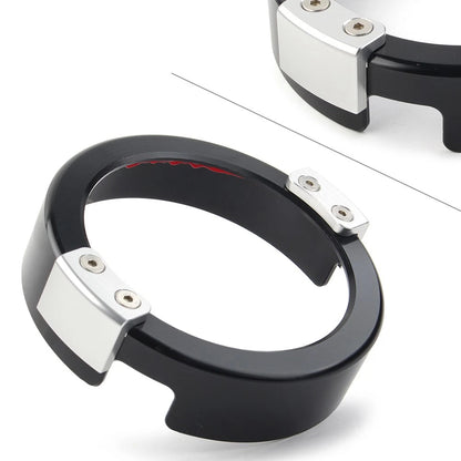 Speedometer Protection Ring Cover for Honda Rebel CMX 300 (2021) Black Silver