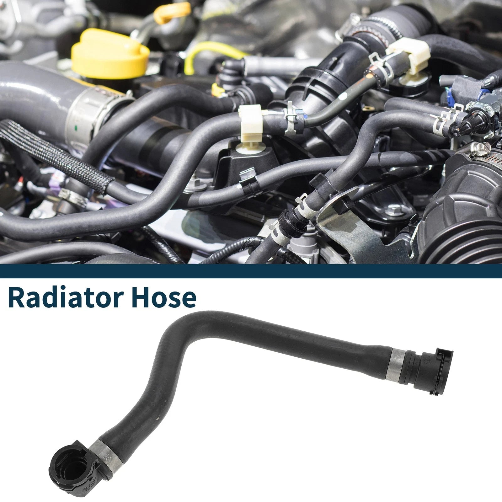 Radiator Hose for BMW 545i 4.4L Coolant Pipe (2004–2005)