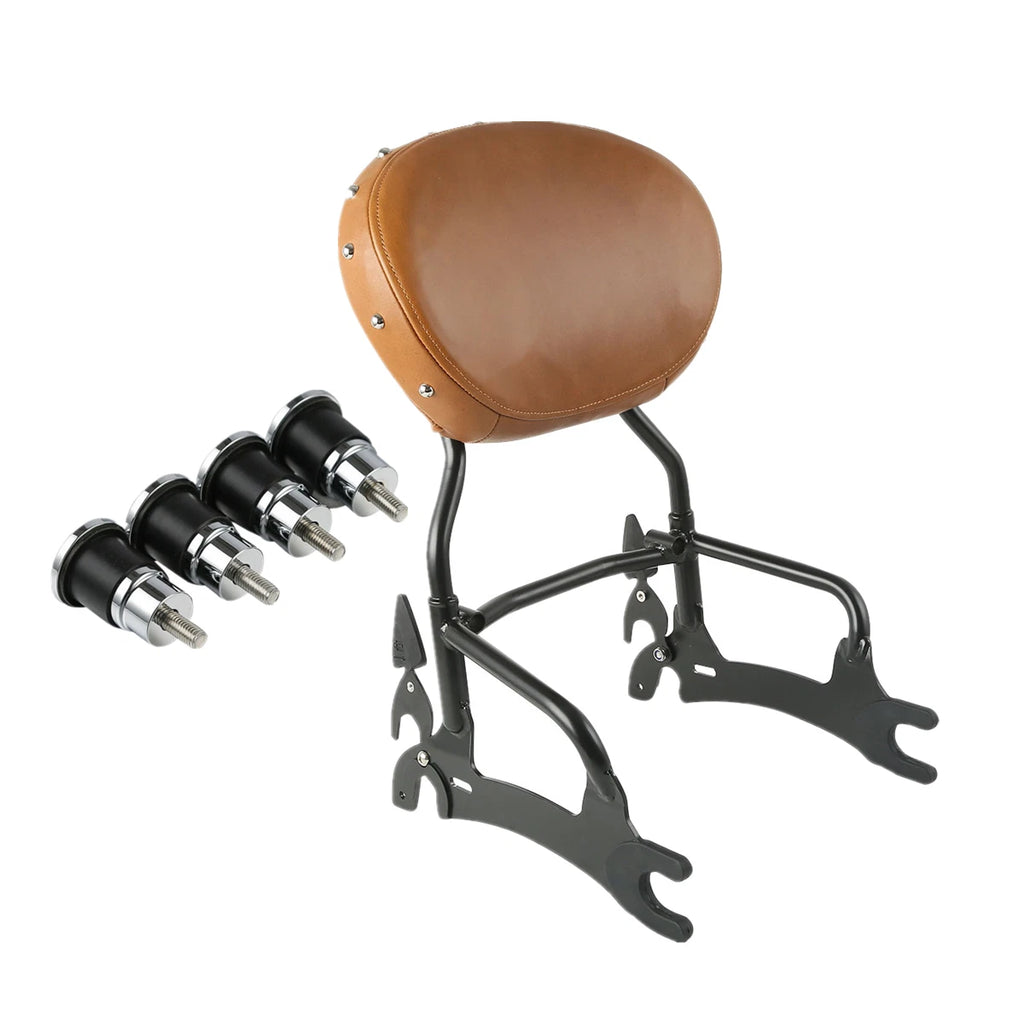 12" Backrest Sissy Bar & Mount Spools for Indian Chieftain (2014–2022)