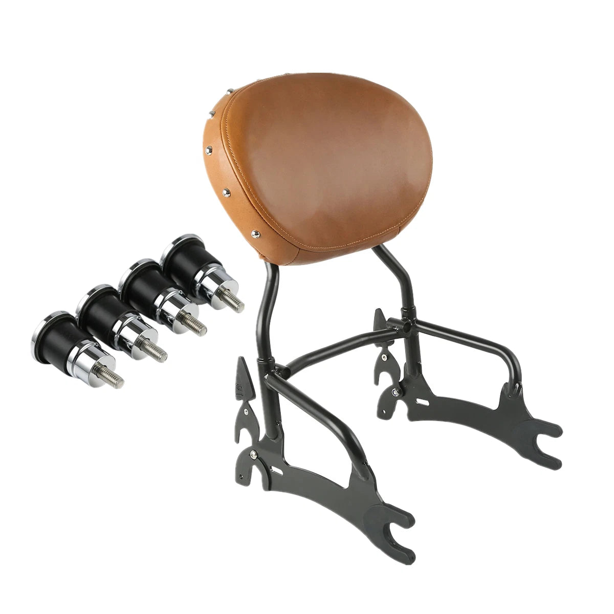 12" Backrest Sissy Bar & Mount Spools for Indian Chieftain (2014–2022)