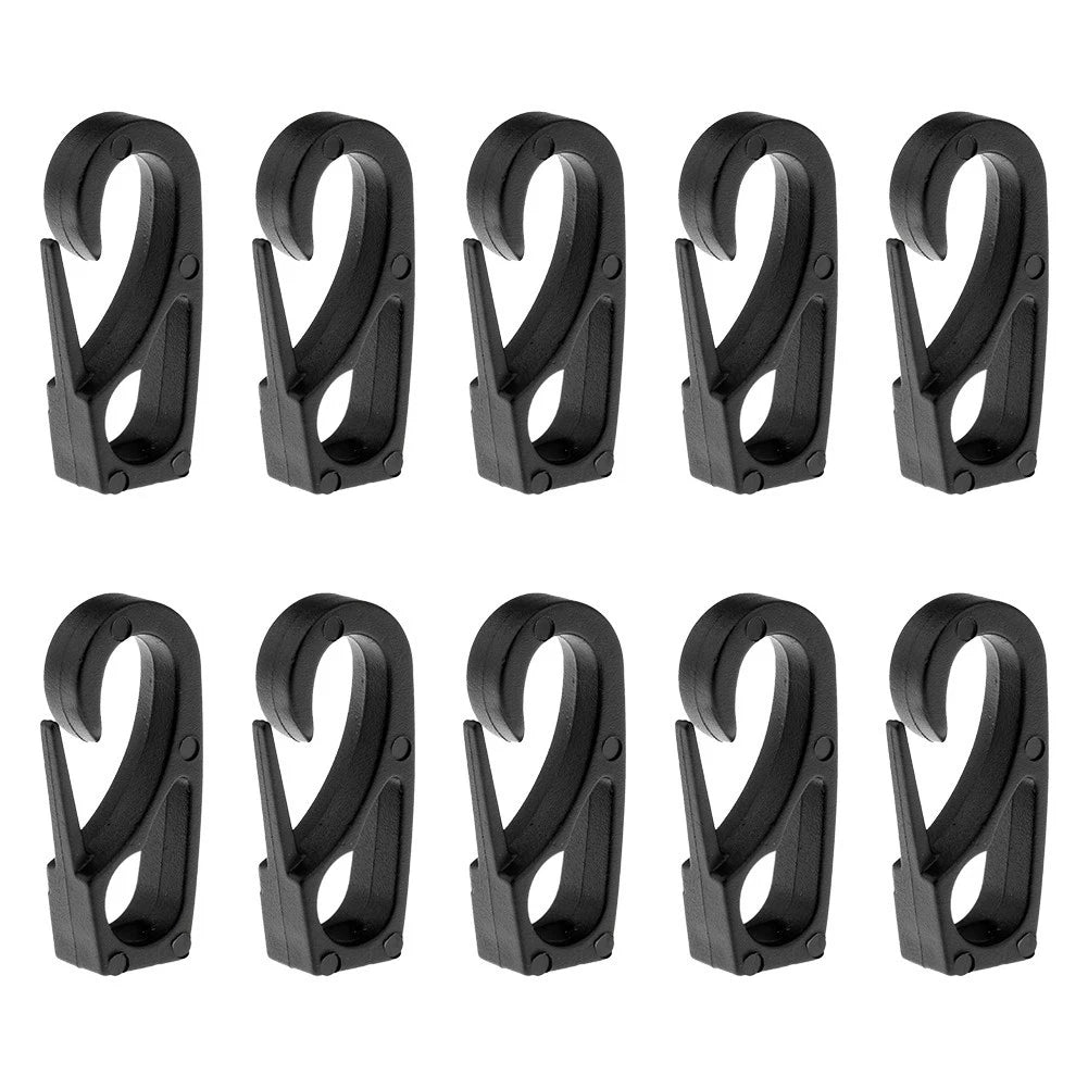 10 Pack Nylon Dragon Snap Hooks for Kayak Canoe Boat
