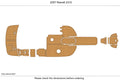 EVA Pad Faux Teak Flooring Mat for Reinell 2310 (2007)