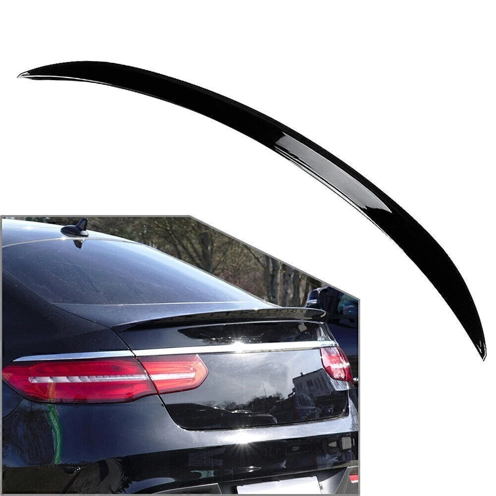 Glossy Black Tail Wing Rear Trunk Spoiler Trim for Benz GLE Coupe (2015–2019)