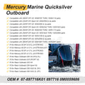 3 Position Switch Kit for Mercury Marine Quicksilver Outboard (1987–1997)