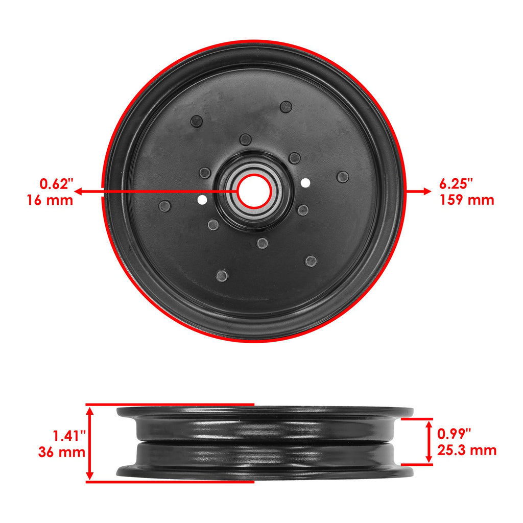 Idler Pulley Replacement for Land Pride AFM3011 AFM4211 AFM4214 (2010–2015)
