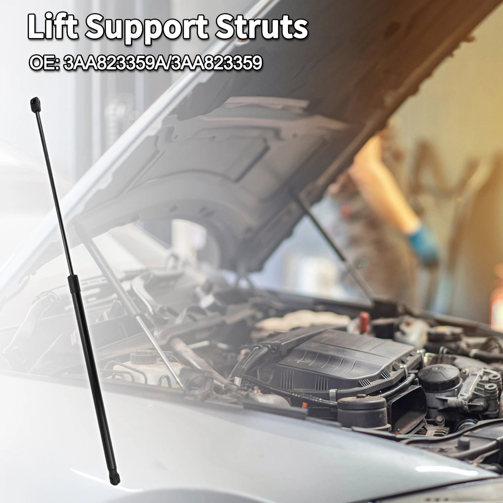 Front Hood Lift Supports Struts Replacement for Volkswagen Passat B7 Sedan (2011–2014)