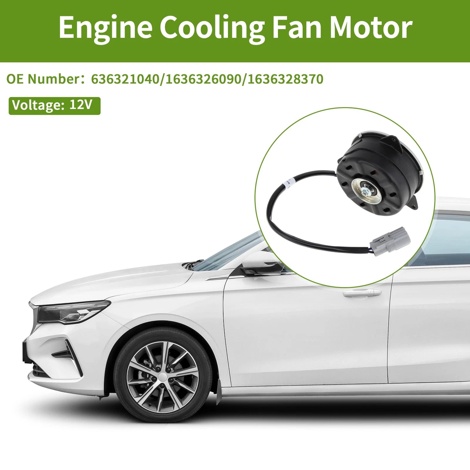 Engine Cooling Fan Motor Replacement for Toyota RAV4 (2002–2012)