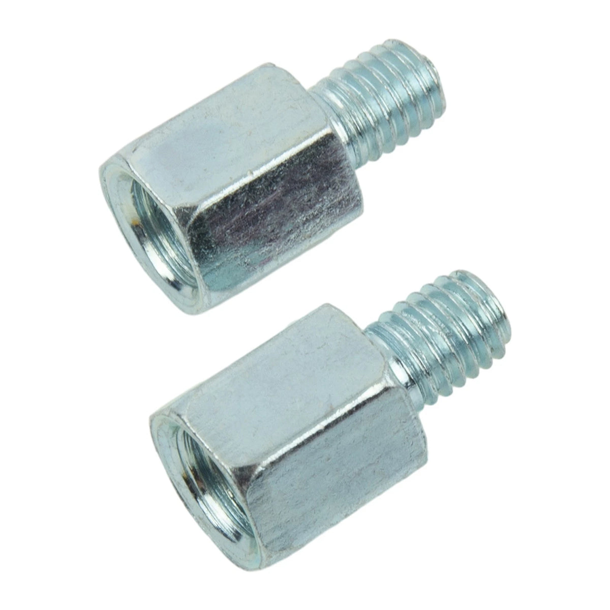 2X Mirror Adapter Threaded 10mm to 8mm for Automotive Accessories