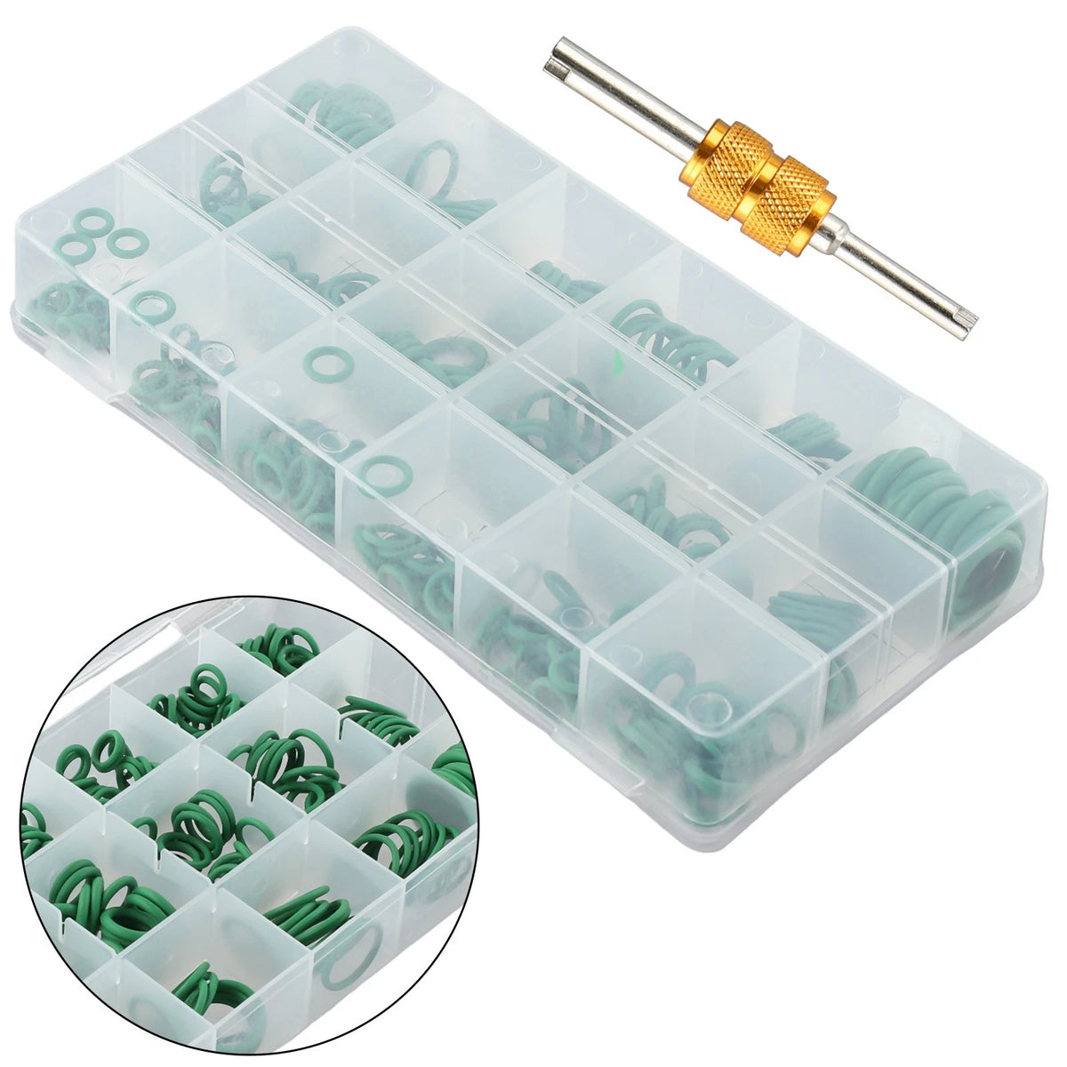 Rubber Seal Ring O Rings Kit for Car AC Compressor Repair