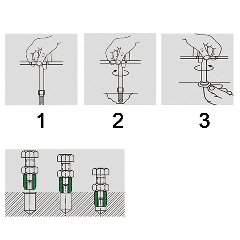 10X Thread Adapter Set for Internal and External Thread Reducer