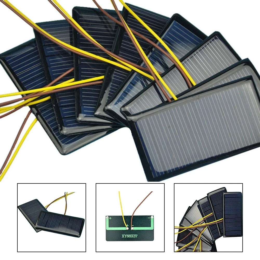 10PCS Portable Solar Charger Kit 5V for Small Scale Projects