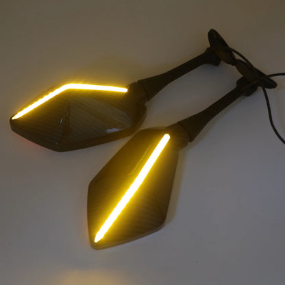 LED Indicator Rearview Racing Mirror for Honda CBR600RR (2003–2022), CBR1000RR (2004–2007)