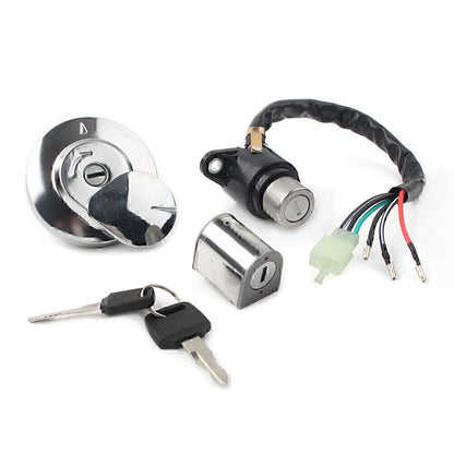 Ignition Switch & Fuel Gas Cap Key Set for Honda Rebel 250 (1985–2016)