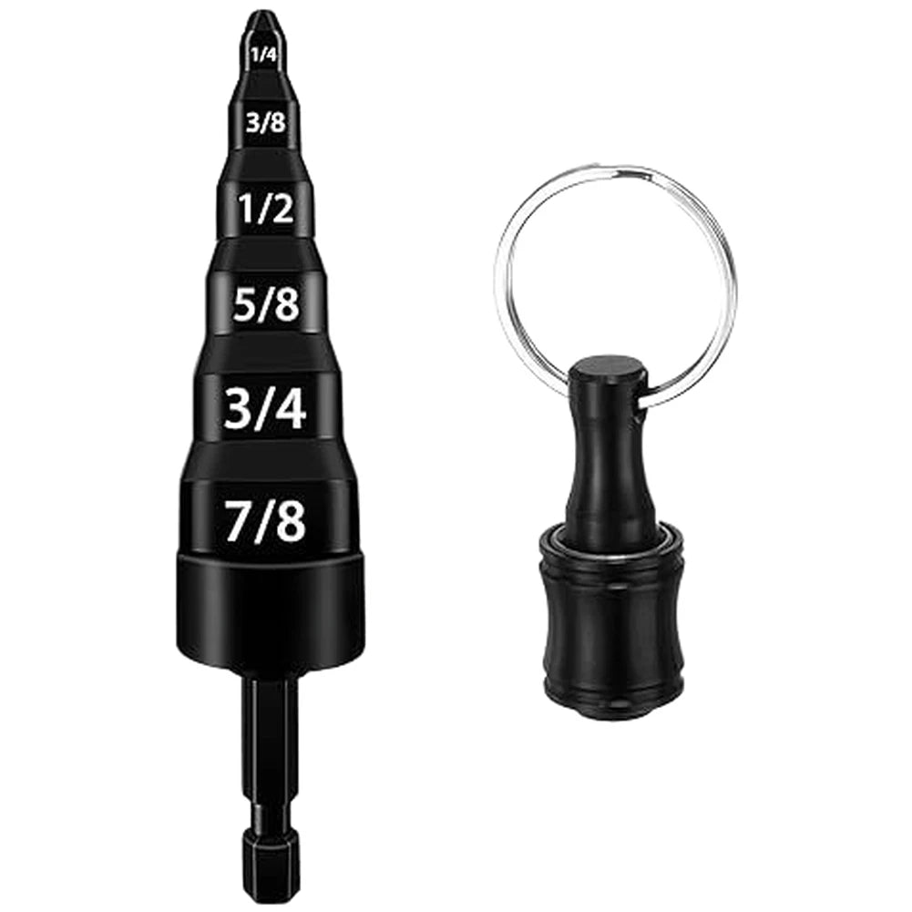 6-in-1 Copper Tube Expander with Drill Bit Holder and Carabiner Clip