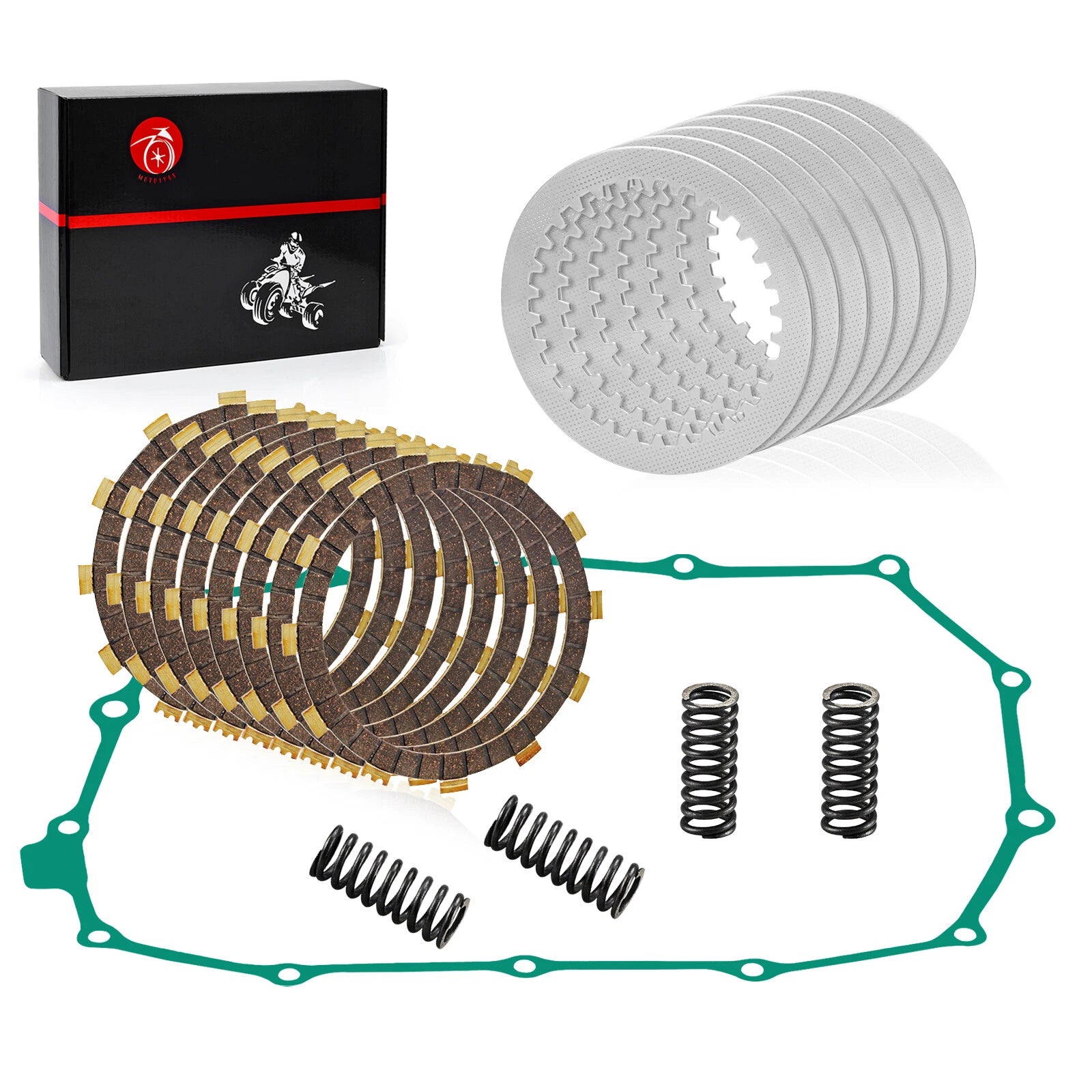 Clutch Friction Steel Plates Kit for Honda Shadow Spirit 750 (2001–2007)