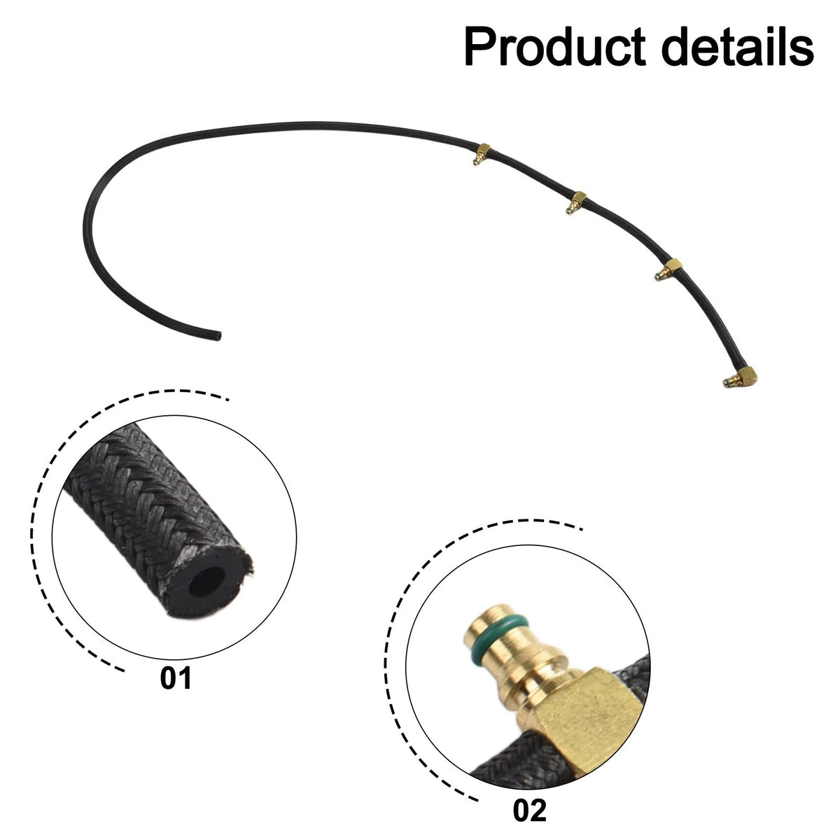 Replacement Part Fuel Leak Off Overflow Pipe for Mercedes For Vito For Sprinter