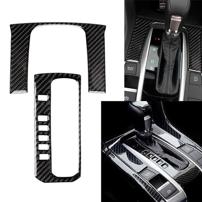 Carbon Fiber Switch Panel Decor Cover for Honda Civic (2016–2019)
