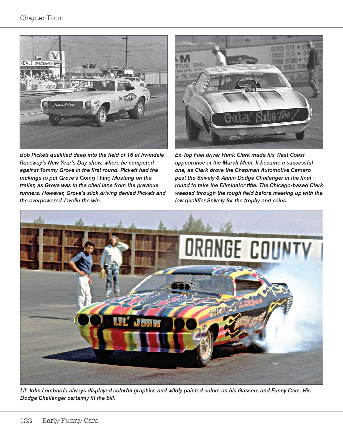 Funny Cars History Flip Tops Book for (1964–1975)