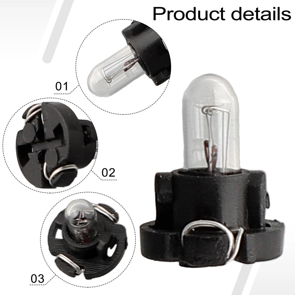 T3 T42 LED Auto Warming Indicator Bulbs 5 Pack for