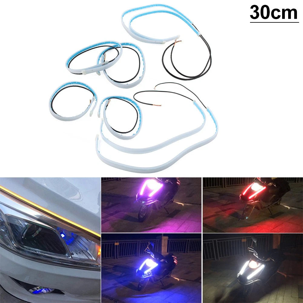 DRL LED Strip Turn Signal Light for