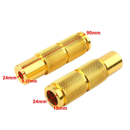 CNC Motorcycle Foot Pegs Rear Set Pedals for Universal Bikes