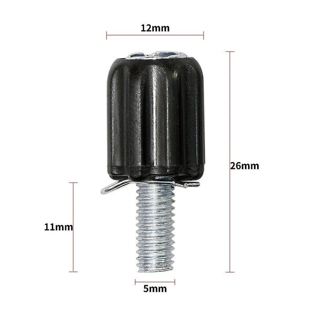6pcs Adjustable Brake Screws for M5 Shifter Bicycle (26x12mm)
