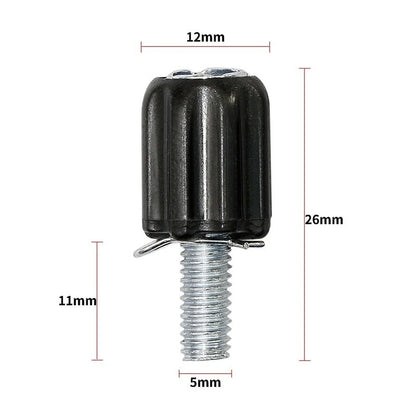 6pcs Adjustable Brake Screws for M5 Shifter Bicycle (26x12mm)