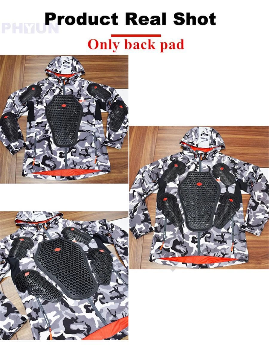 Back Protector Insert Armor for Motorcycle Jacket Universal Fit