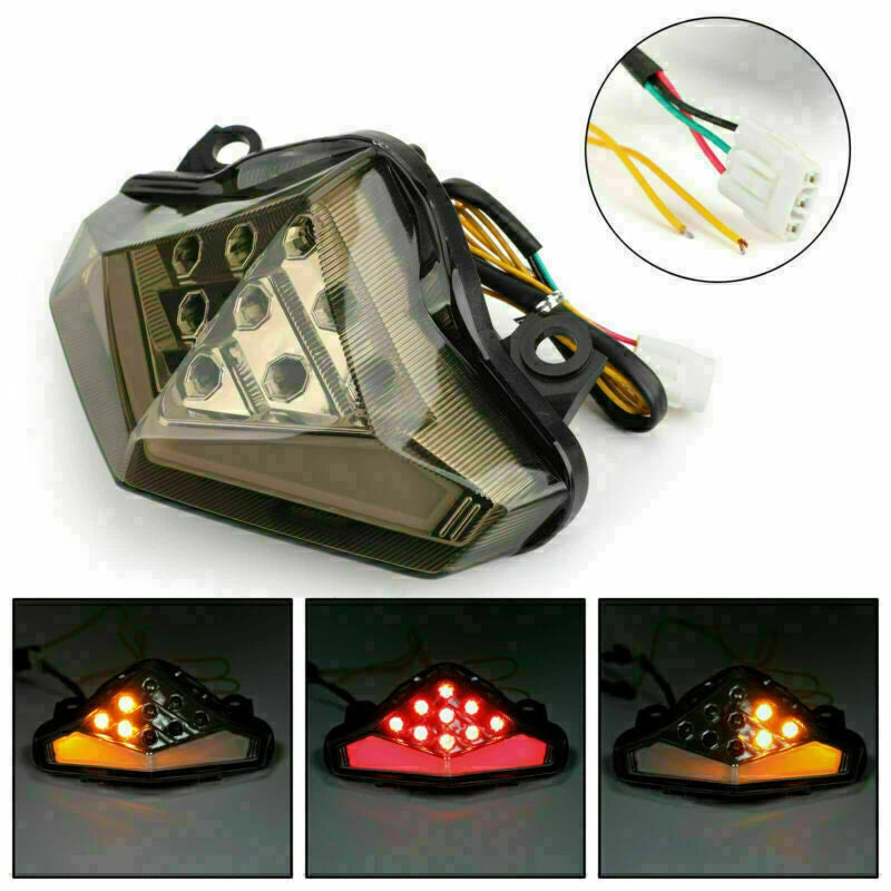 Integrated LED TailLight Turn Signals for Kawasaki Ninja 400 650 ER-6N (2012–2016)