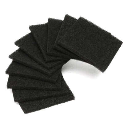 10 Pack Universal Sponge Carbon Air Filter Foam Pad 12.8CM